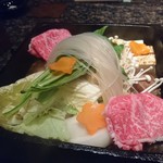 鉄板 かや乃 - 鉄鍋 2016年12月