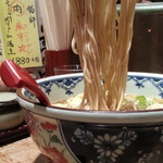 Tsukesoba Kuromon - スーラータンメン500円麺アップ