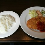 アメリカングリル - 本日のサービスランチ　ミートコロッケ　850円