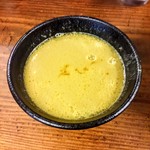 貝ガラ屋 - つけ汁の中には具材なし。