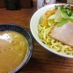 貝ガラ屋 - 濃厚牡蠣味噌つけ麺 ９００円(税込)+大盛=３５０グラムで１５０円