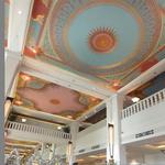 ANANTARA SIAM BANGKOK HOTEL - タイシルクの天井画が美しい・・・。