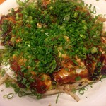 Hiroshima Okonomiyaki Kare Taku - ネギかけ、860円