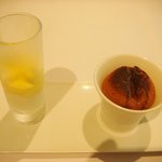 カセント - ８－２　　マンゴーアイスとヨーグルト　フォンダンショコラ