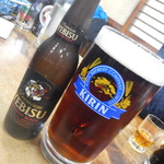 生ビール大ジョッキ&エビスビール(4:6)