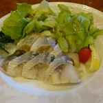函館ビヤホール - 自家製にしんのマリネ700円