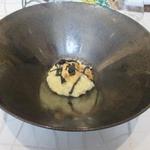 クイントカント - カリフラワーのリゾット　鰻のラグーとトランペット茸
      