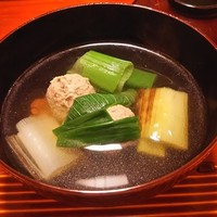 味 ふくしま - 2016/12　椀物（うずら卵のつくね）
