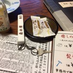 大沢温泉　菊水館 - 美味しいお茶うけ