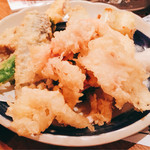 魚源 - 天ぷら盛り合わせ