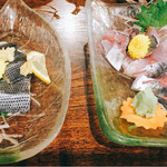 天巽 - コハダとアジ刺し