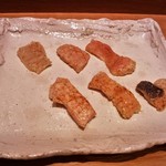 Yakiniku Sudou - 和牛センマイ・上ミノ・ギャラ・ハツモト・シマ腸・ヤン