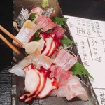 旬魚旬菜まるとび - 刺し盛り、3人前