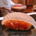 鮨 とかみ - 2016.11.  鱚 昆布〆