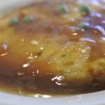 鳥源 - 天津飯アップで