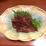 菅乃屋 - レバー刺し