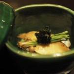 室町 和久傳 - 先付は鮑
      「2016.12夜利用」