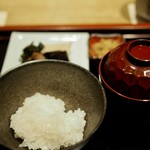 室町 和久傳 - 和久傳米と香物
      
      「2016.12夜利用」