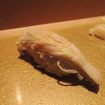 まんてん鮨 - エノキの昆布締め2016.12
            