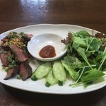 和sian-cafe aimaki - 牛ステーキ（単品）