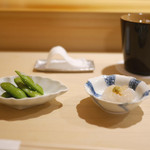 鮨 あらい - 枝豆＆白エビ