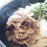 うどん館 - 肉ぶっかけ冷550円