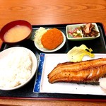 十八番 - お昼の定食。ホッケ。¥900。