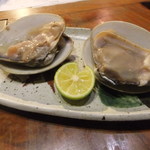 炭火割烹 蔓ききょう - 大はまぐり焼き(値段失念)