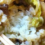 中華園 - 2010.12.7(火)14時訪問　中華丼600円　このご飯の空間が美味しい！