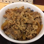 松屋 - プレミアム牛丼並盛。
            旨し。