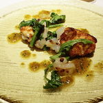 オルグイユ - 白子とウチワ海老