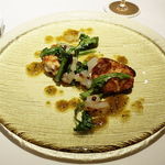 オルグイユ - 白子とウチワ海老