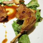 オルグイユ - 鳩のモモコンフィ