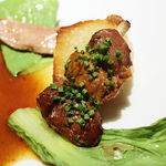 オルグイユ - 鳩の内蔵系の骨串焼き