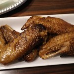 地鶏の元 - 手羽煮4本(100円)