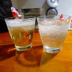 たこ焼 居酒屋 ターコ - ★グレープフルーツ酎ハイ　500円
            ★梅酎ハイ　500円