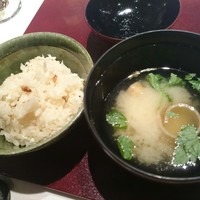 エルムガーデン - 食事　真鯛の炊き込み御飯