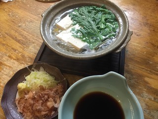 Torisobawakamatsu - 湯豆腐  ¥550