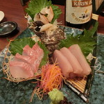 能登美 - おまかせ三点盛り1200円＋税