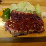 近江牛肉のしもかわ - サイコロサーロインステーキ３５００円