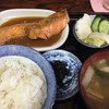 てんぷらすさき - 料理写真:Ｂランチ ¥700。煮魚サケと海苔。