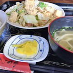 お食事処かよう - 豆腐チャンプルー定食 ¥600