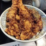 大黒家天麩羅 - 天丼　海老２、かき揚げ1(16-12)