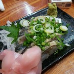 漁師ずし　司丸 - 〆さば炙り