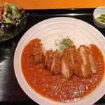 Nomikuiretoro Sakaba Komanechi - チキンカツカレー