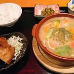 呑喰レトロ酒場コマネチ - 10種野菜の生姜豆乳スープ