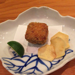 日本料理 たかむら - 牡蠣クリームコロッケ