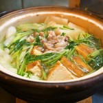 そ！これこれ 豚肉屋 - 【新メニュー】黒豚バラ肉のしょうが鍋