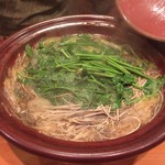 日本料理 たかむら - 比内地鶏のなべ！