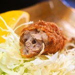 そ！これこれ 豚肉屋 - 黒豚ヘレのサイド肉 串カツ